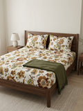 Fitted Digital Chintz print Bedsheet