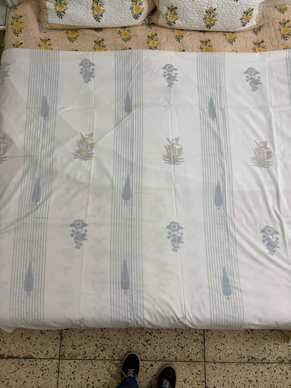 Striped Palm Muslin Dohar