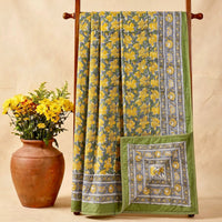 Handblock Double Bed Dohar (Mul Cotton) (90”x108”)