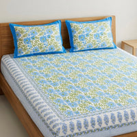 Handblock Sanganer Bedsheet King Size