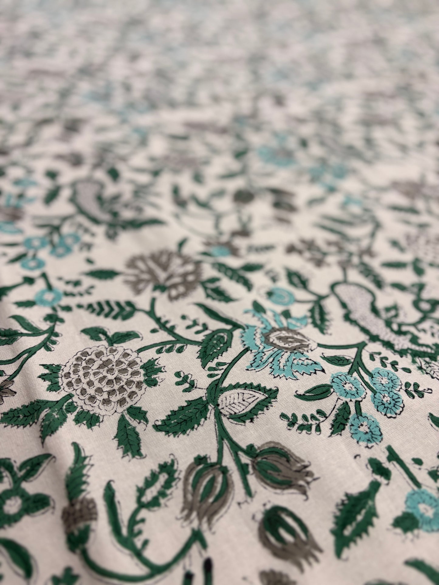Hand Block Sanganer Bedsheet Set King Size