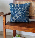 Indigo Denim Handblock Cushion Cover