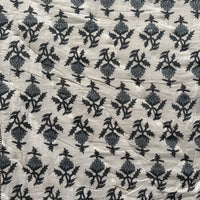 Grey Reversible Cotton Single Quilt (Razai)
