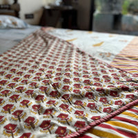Handblock Dohar Pair (Mul Cotton) (60”x90”)
