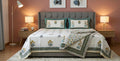 Percale Jaipuri Handblock printed bedsheets