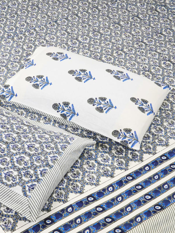 Handblock Sanganer Bedsheet